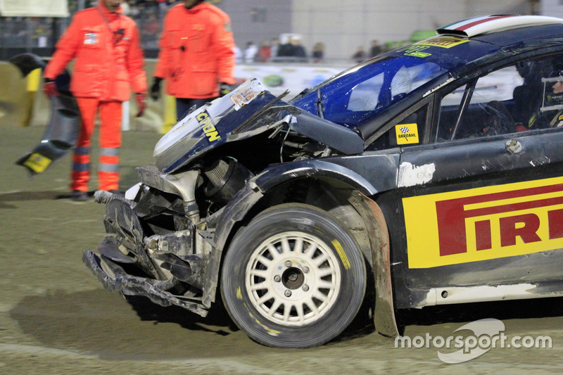 L'accident d'Oliver Solberg, Ford Fiesta WRC