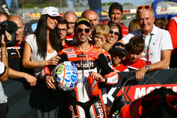 Marco Melandri, Ducati Team takes pole position