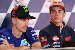 Basın toplantısı: Maverick Viñales, Yamaha Factory Racing, Marc Marquez, Repsol Honda Team