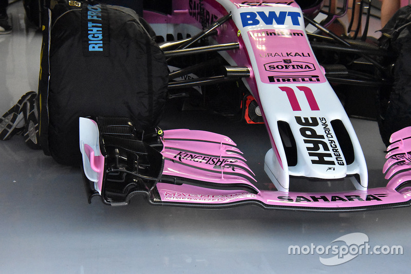 Force India VJM11 front wing detail