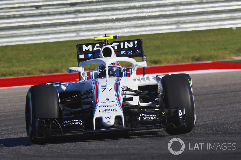 Valtteri Bottas, Williams FW38 Mercedes, testa il dispositivo Halo