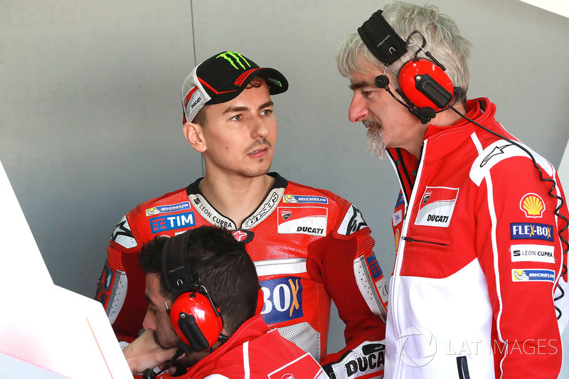 Jorge Lorenzo, Ducati Team, Gigi Dall'Igna, Ducati Team General Manager