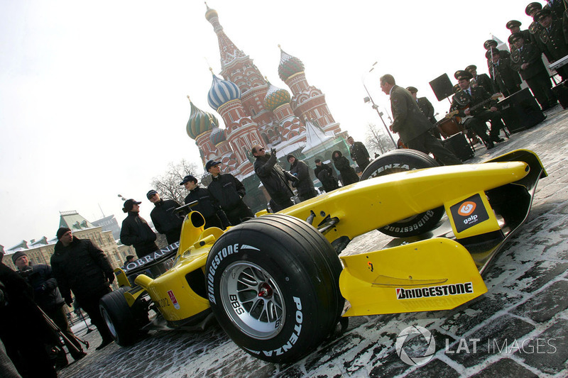 Jordan launch in Red Square