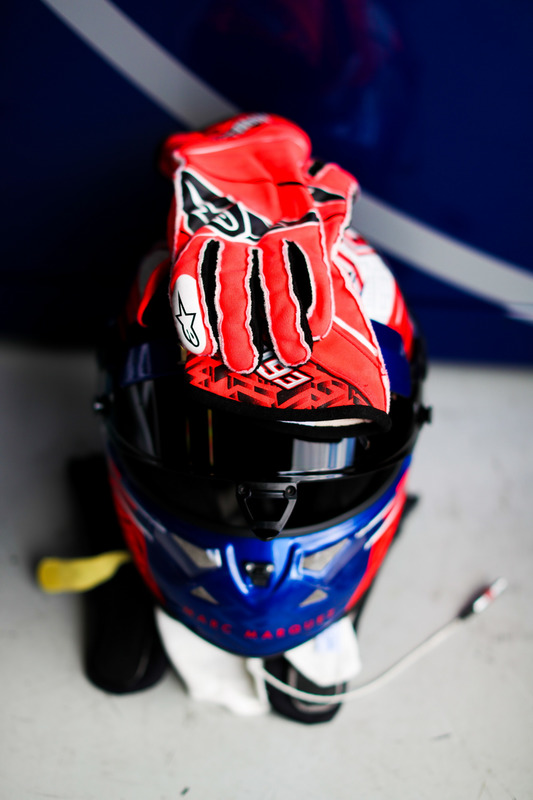 Marc Marquez tests the Toro Rosso F1 car