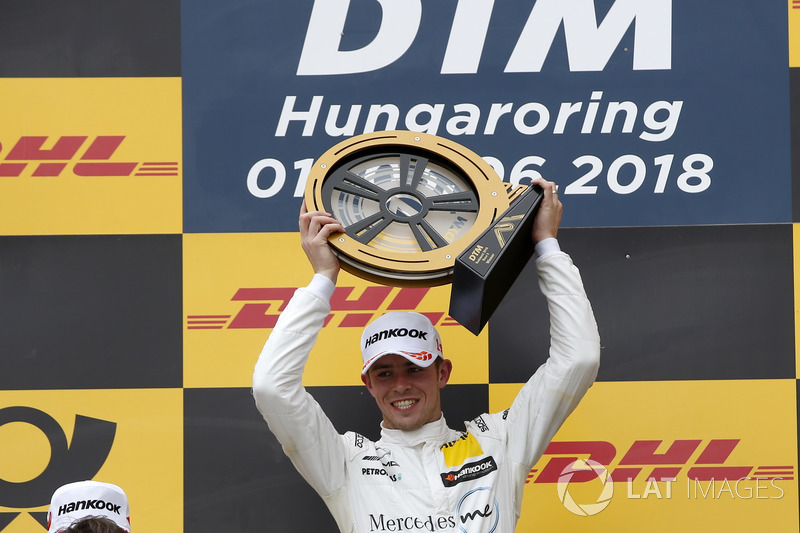 Podium: Race winner Paul Di Resta, Mercedes-AMG Team HWA