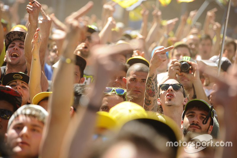 Fans of Valentino Rossi, Yamaha Factory Racing