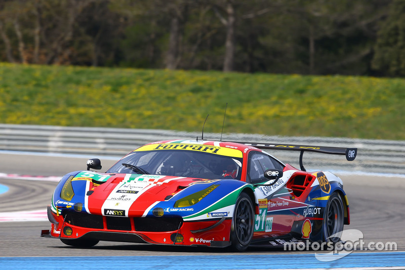 #51 AF Corse Ferrari 488 GTE: Gianmaria Bruni, James Calado