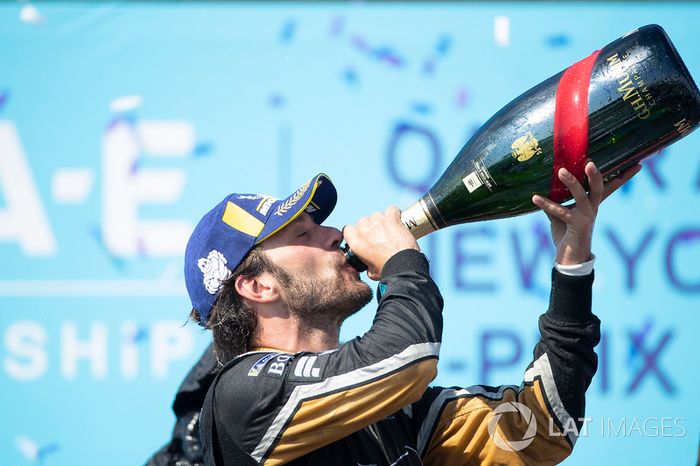 Jean-Eric Vergne, Techeetah, celebra su victoria