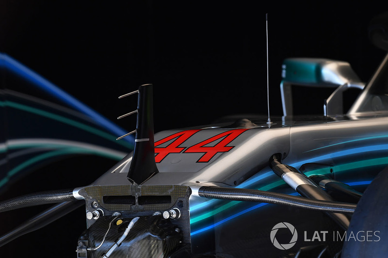 Mercedes-AMG F1 W09 nose detail