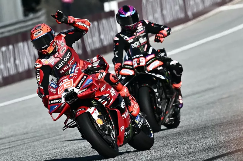 Marc Marquez, Ducati Team, Jorge Martin, Aprilia Racing Team