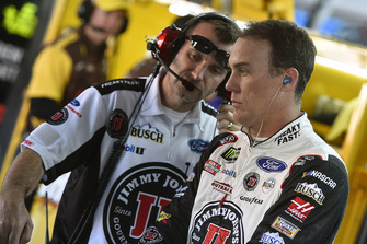 Kevin Harvick, Stewart-Haas Racing, Ford Fusion Jimmy John's and Rodney Childers