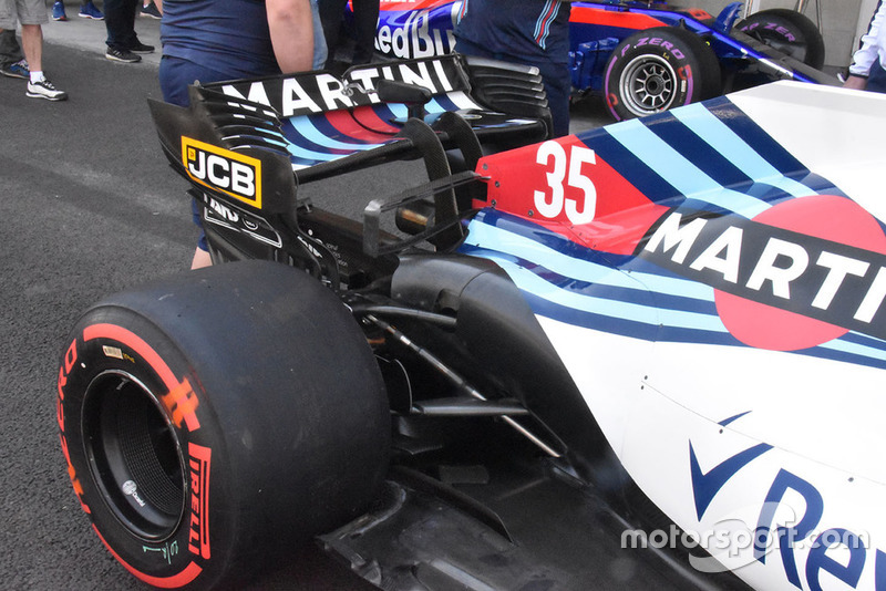 Детали задней части Williams FW41
