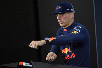 Max Verstappen, Red Bull Racing in the press conference