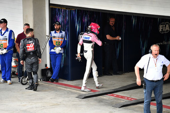 Esteban Ocon, Racing Point Force India in Parc Ferme