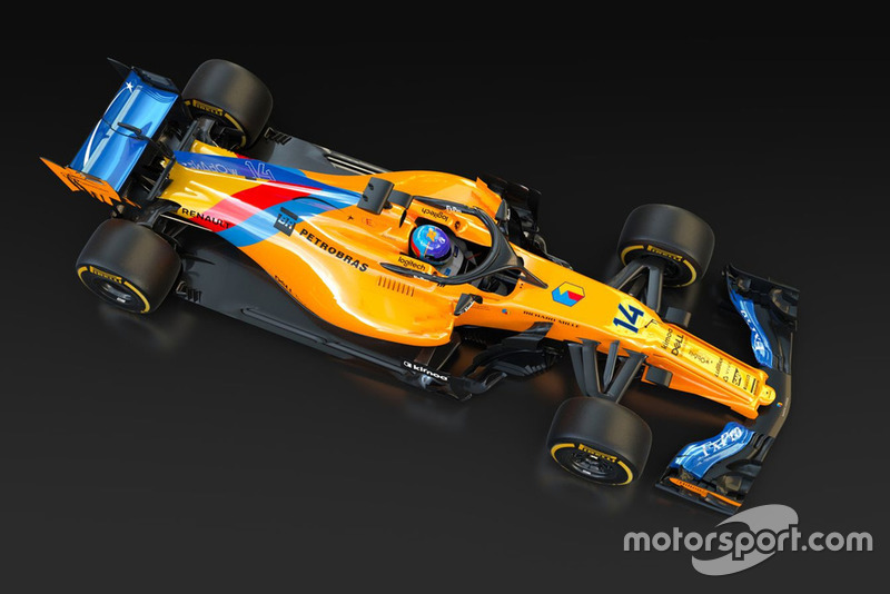 Livrée spéciale pour la dernière course de Fernando Alonso, McLaren MCL33