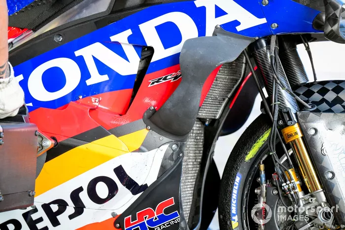 Détail de la moto Honda