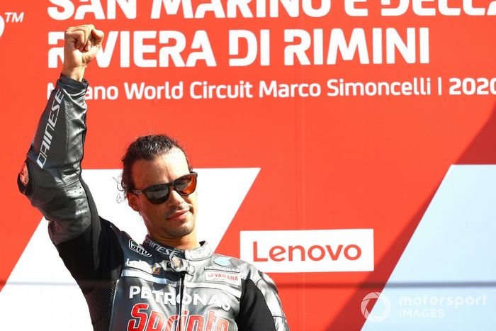 Podio: ganador Franco Morbidelli, Petronas Yamaha SRT