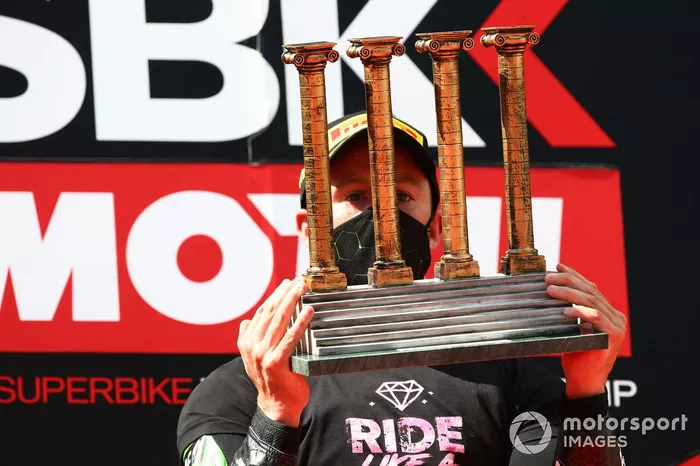 Podio: Ganador Jonathan Rea, Kawasaki Racing Team