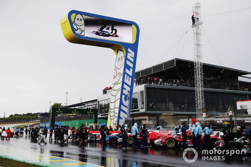 Aspectos de la parrilla de salida