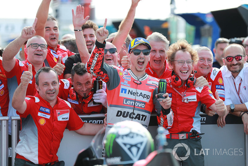Володар поул-позиції Хорхе Лоренсо, Ducati Team
