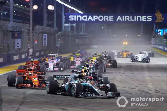 Lewis Hamilton, Mercedes AMG F1 W09 EQ Power+,  Sebastian Vettel, Ferrari SF71H, Max Verstappen, Red Bull Racing RB14, Valtteri Bottas, Mercedes AMG F1 W09 EQ Power+, Daniel Ricciardo, Red Bull Racing RB14, Kimi Raikkonen, Ferrari SF71H