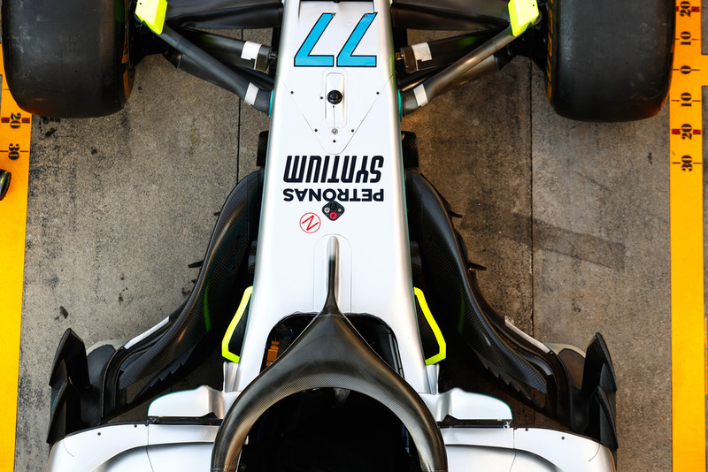 Car of Valtteri Bottas, Mercedes AMG F1 W09