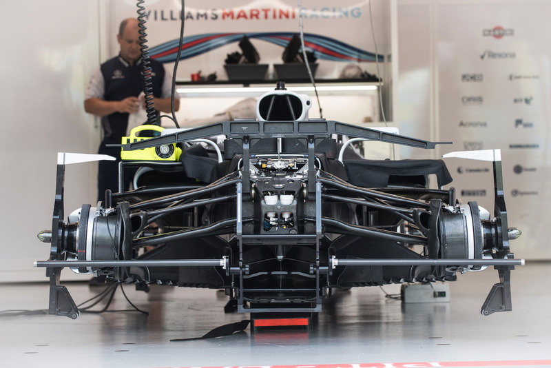Williams FW41 in the garage