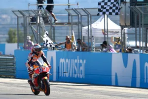 Le vainqueur Marc Marquez, Repsol Honda Team