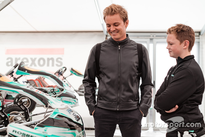 Nico Rosberg et Taylor Barnard