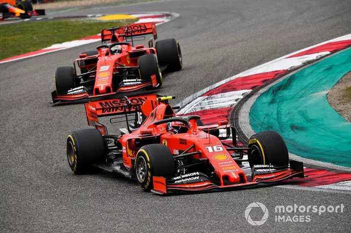 Charles Leclerc, Ferrari SF90, Sebastian Vettel, Ferrari SF90