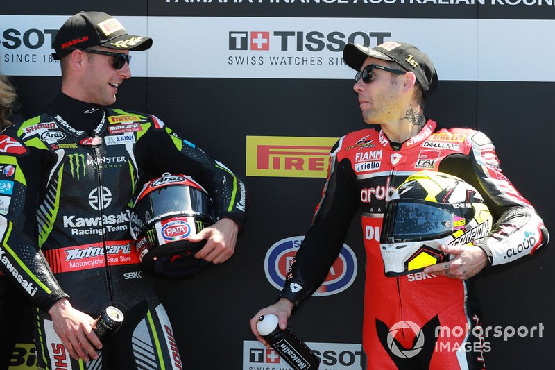 Jonathan Rea, Kawasaki Racing, Alvaro Bautista, Aruba.it Racing-Ducati Team