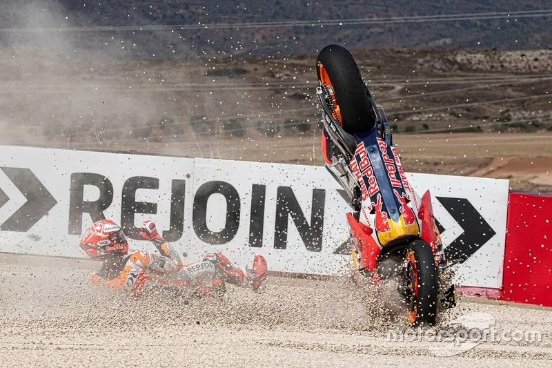 Sturz: Marc Marquez, Repsol Honda Team