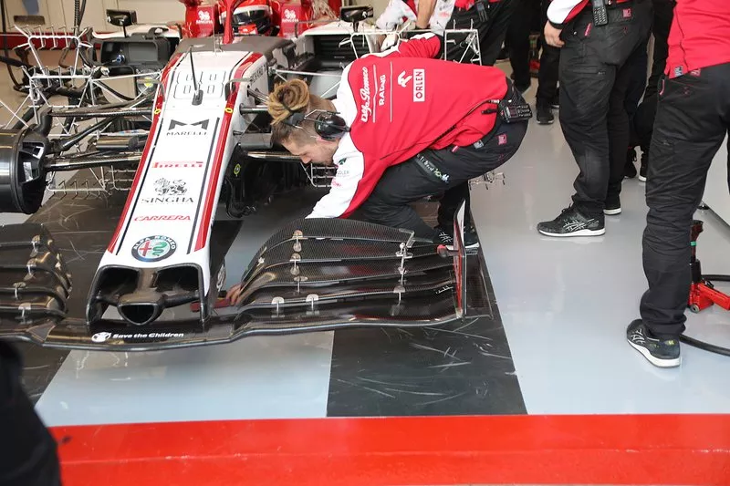 Alfa Romeo C39 front wing