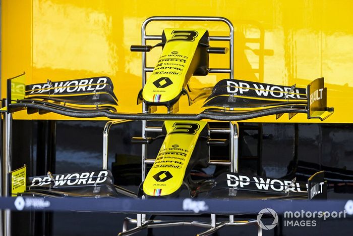 Alerones delanteros de Renault F1 