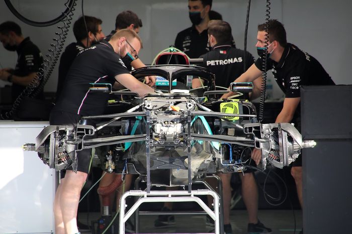 Frente del Mercedes AMG W11