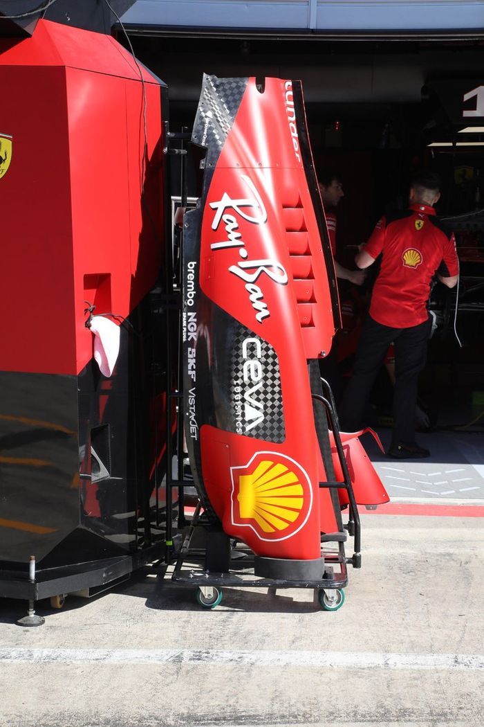 Detalle carrocería Ferrari SF-23