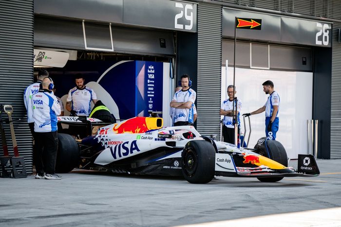 Liam Lawson, Racing Bulls, pruebas Pirelli Hungaroring