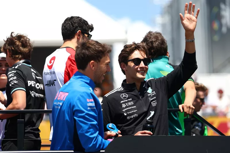 George Russell, Mercedes, Pierre Gasly, Alpine
