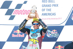 Podium : le vainqueur Franco Morbidelli, Marc VDS