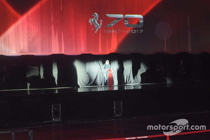 Серджіо Маркіонне на Шоу 70-річчя Ferrari