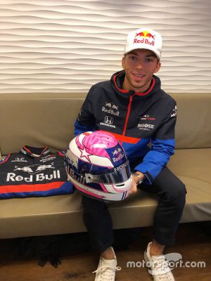 Helmet of Pierre Gasly, Toro Rosso