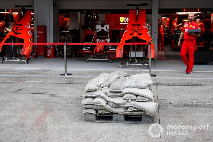 Preparazione per il mal tempo al GP del Giappone