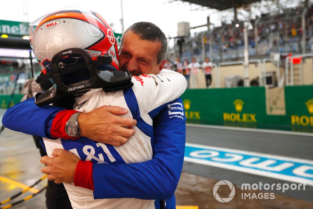 Magnussen grabbed his and the team's maiden F1 pole position on Friday night