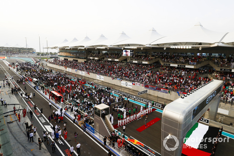 A start előtt - Abu Dhabi Nagydíj - F1 2018