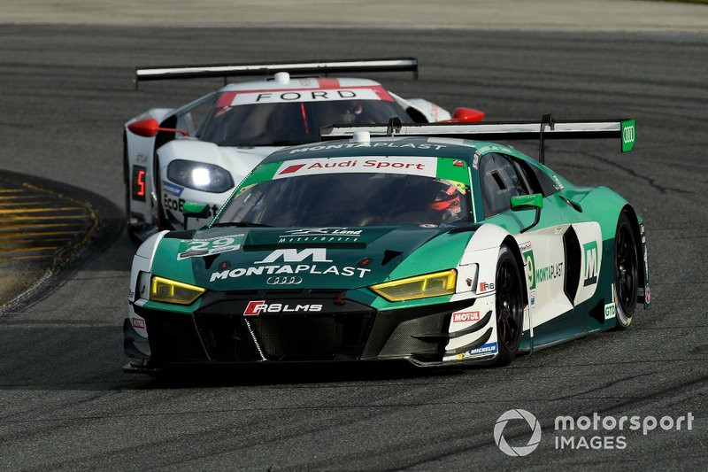 #29 Montaplast by Land Motorsport Audi R8 LMS: Daniel Morad, Christopher Mies, Dries Vanthoor, Ricky Feller.