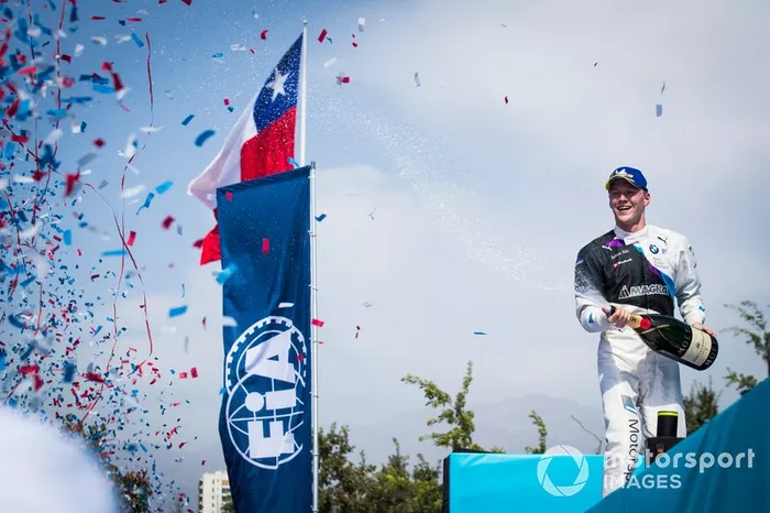 Podio: ganador de la carrera Maximilian Günther, BMW I Andretti Motorsports