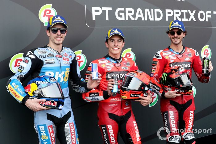 Alex Marquez, Gresini Racing, Marc Marquez, Ducati Team, Francesco Bagnaia, Ducati Team