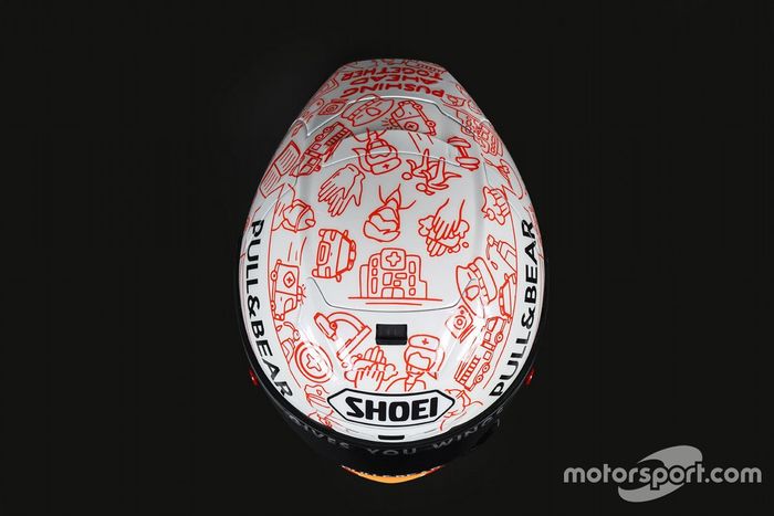 Le casque de Marc Márquez