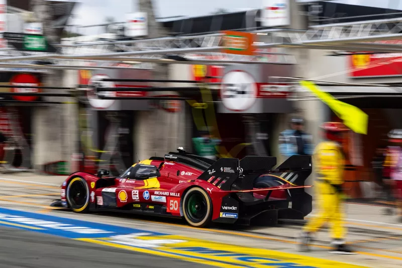  #Ferrari 499P AF Corse n°50 : Antonio Fuoco, Nicklas Nielsen, Miguel Molina
