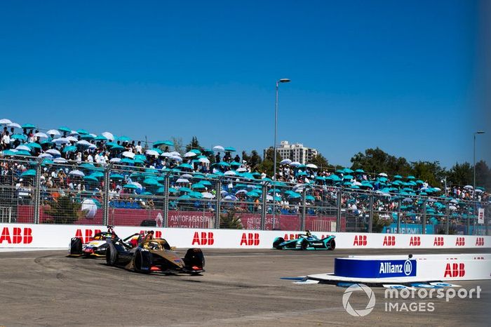 Andre Lotterer, DS TECHEETAH, DS E-Tense FE19 Lucas di Grassi, Audi Sport ABT Schaeffler, Audi e-tron FE05, Nelson Piquet Jr., Jaguar Racing, Jaguar I-Type 3 